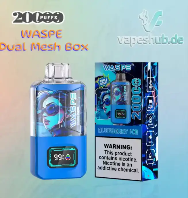 WASPE 20000 PUFFS Dual Mesh Box Disposable Vape