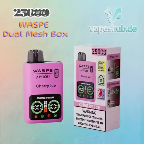WASPE 25000 PUFFS Dual Mesh Box Disposable Vape