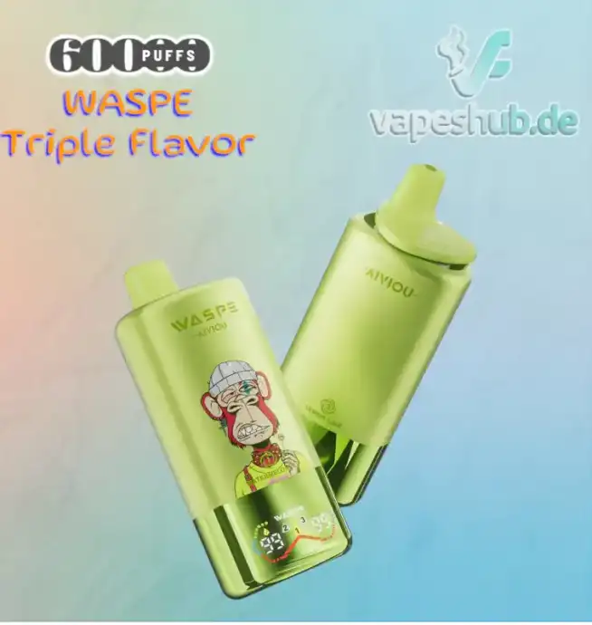 WASPE 60000 PUFFS Triple Flavor Disposable Vape