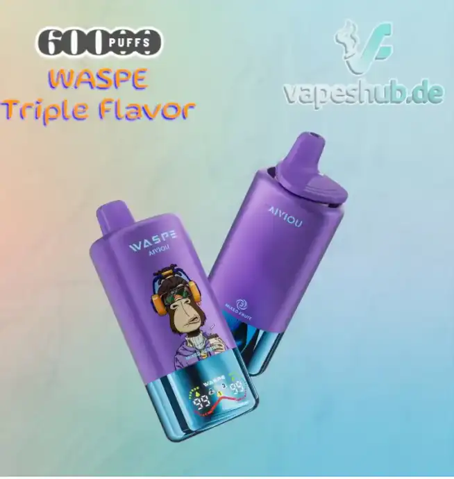 WASPE 60000 PUFFS Triple Flavor Disposable Vape