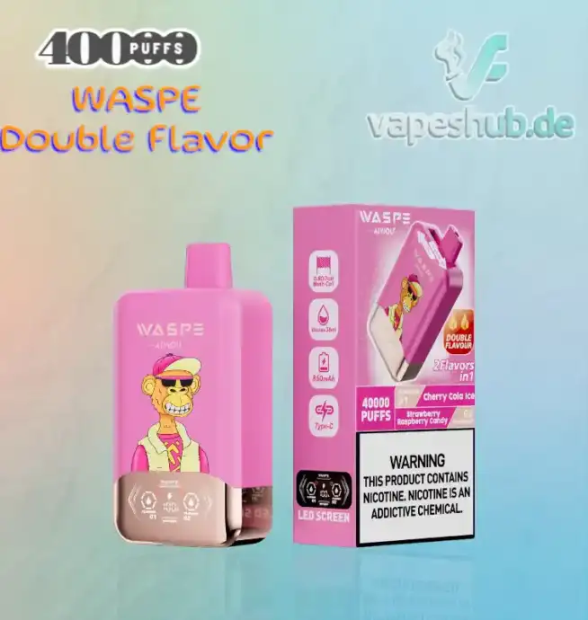 WASPE Double Flavor 40000 Puffs Disposable Vape