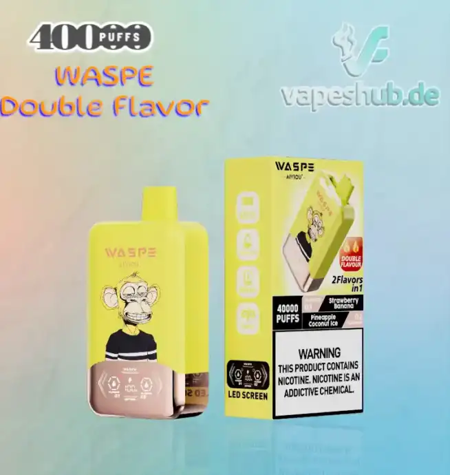 WASPE Double Flavor 40000 Puffs Disposable Vape