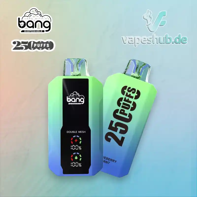 Bang 25000 Puffs Full Screen Disposable Vape mit Full-Screen-Anzeige 25ml Liquid