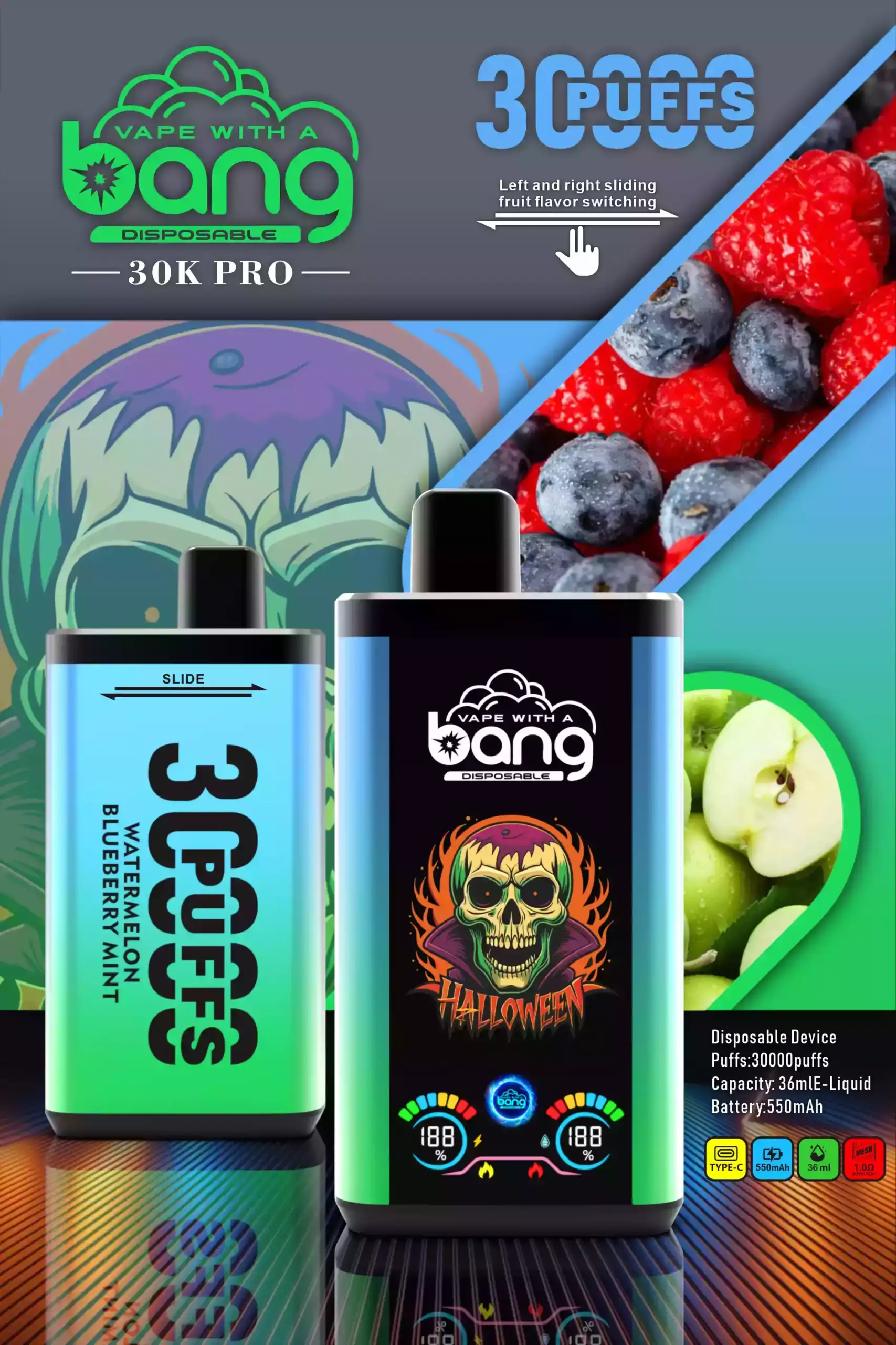 Bang 36000 Puffs Pro Disposable Vape 36 ml E-Liquid