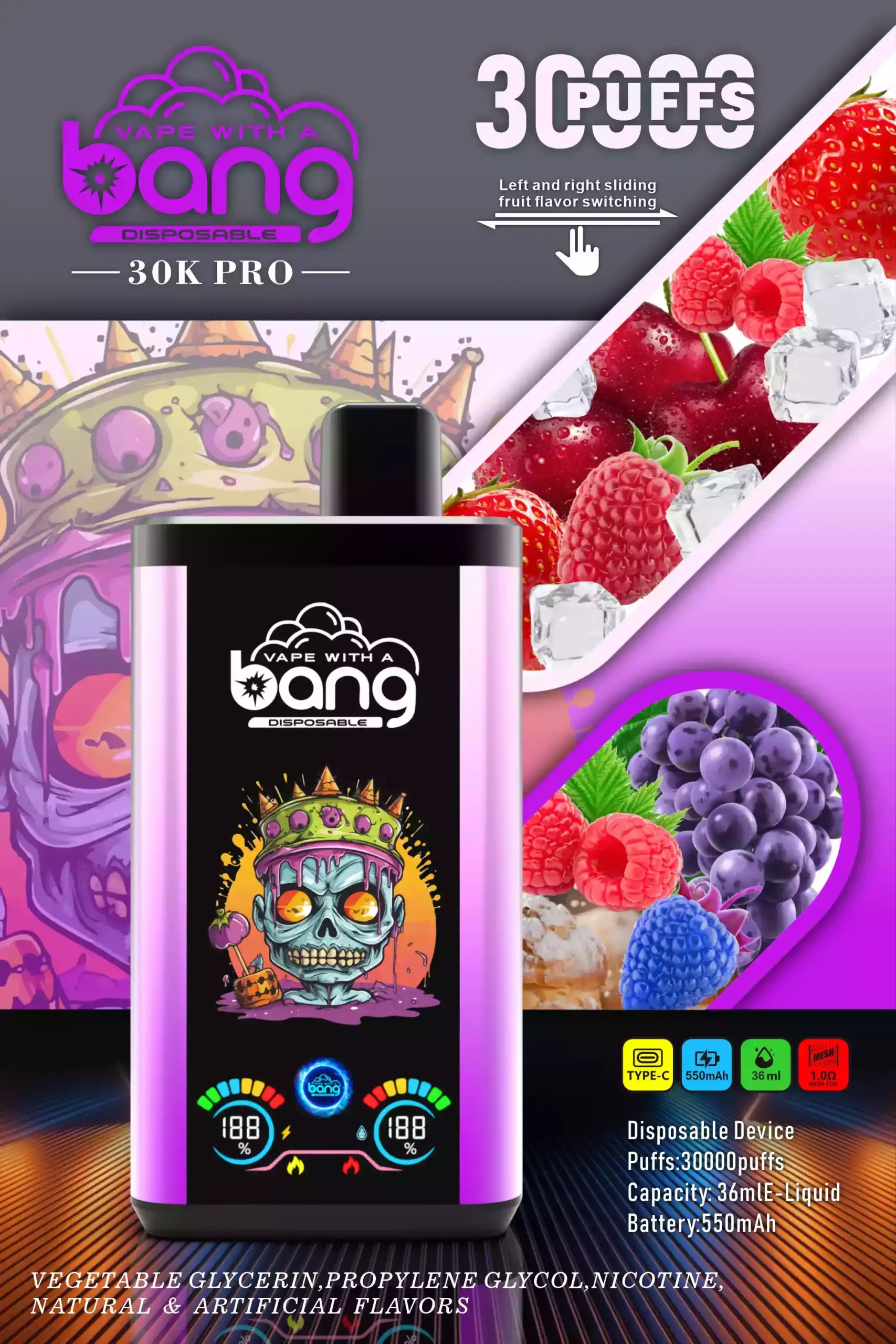 Bang 36000 Puffs Pro Disposable Vape 36 ml E-Liquid