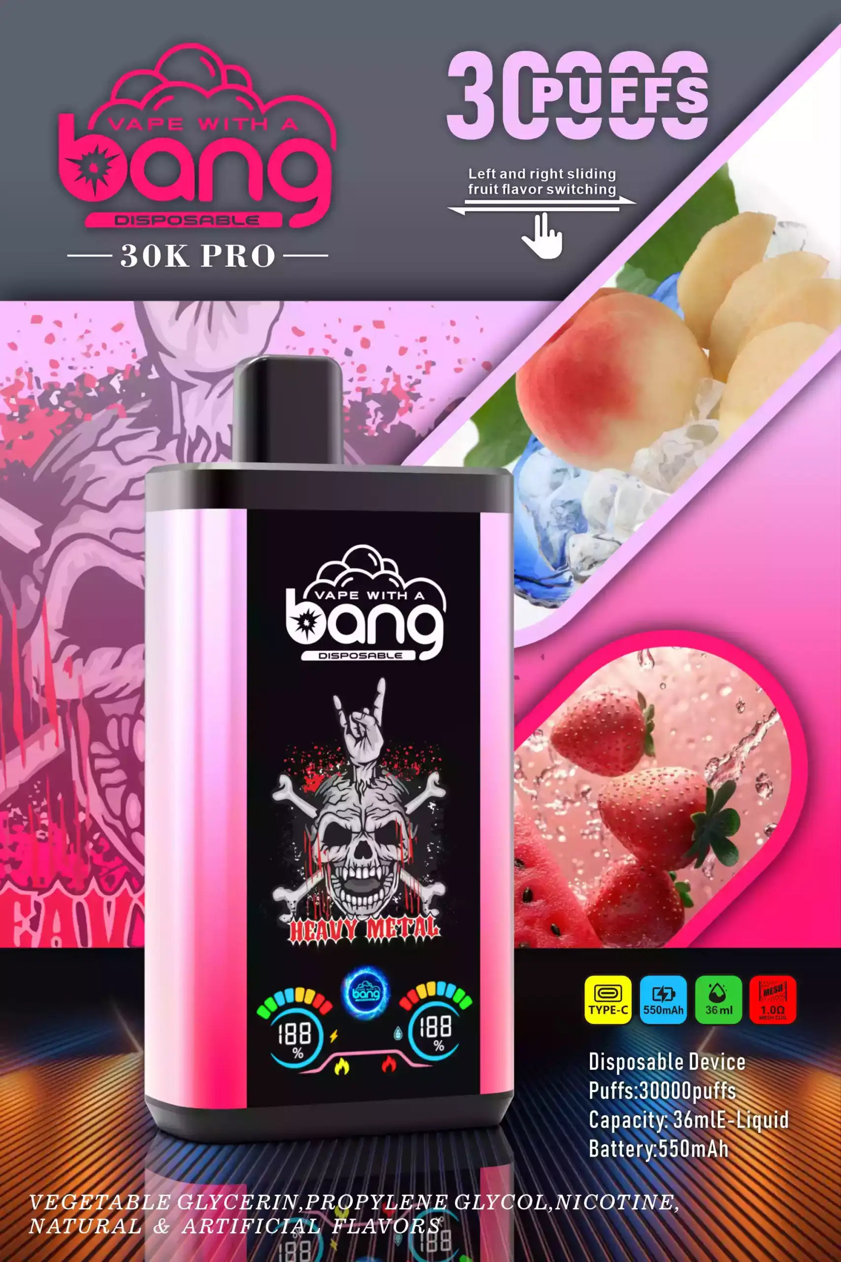 Bang 36000 Puffs Pro Disposable Vape 36 ml E-Liquid