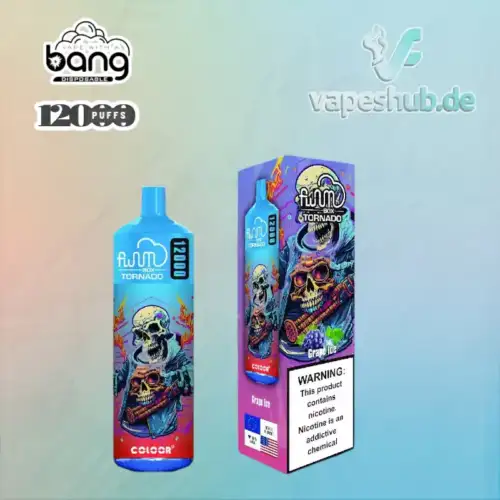Bang Fluum Box 12000 Puffs Disposable Vape bietet 20 ml E-Liquid