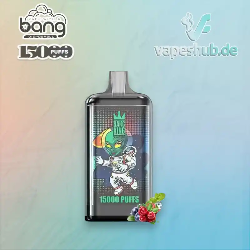 Bang King 15000 Puffs Disposable Vape 25 ml E-Liquid-Kapazität