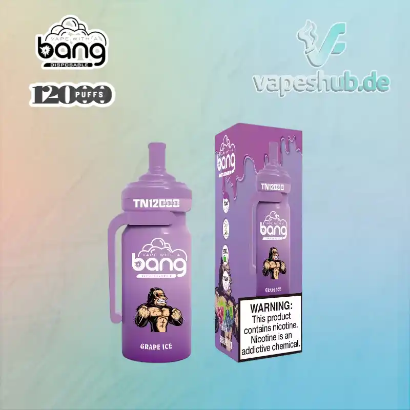 Bang Tn 12000 12k Puffs Disposable Vape bietet 20 ml E-Liquid