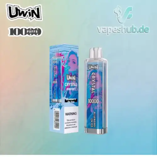 Uwin Crystal 10000 Puffs Disposable Vape mit RGB Licht 18 ml Liquid