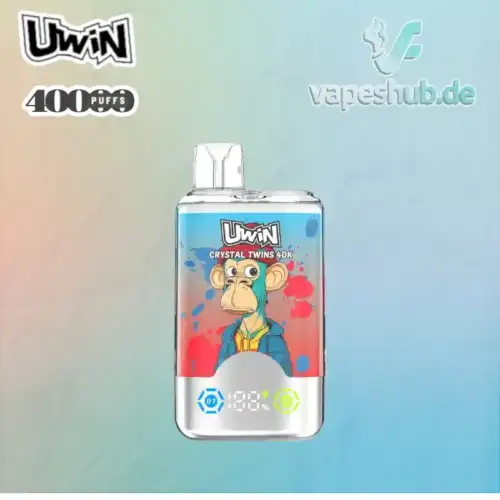 Uwin Twins Crystal 40000 Puffs Disposable Vape mit zwei Aromen 30 ml Liquid