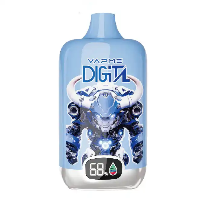 VAPME Digital 12000 Puffs Disposable Vape mit 20 ml Liquid