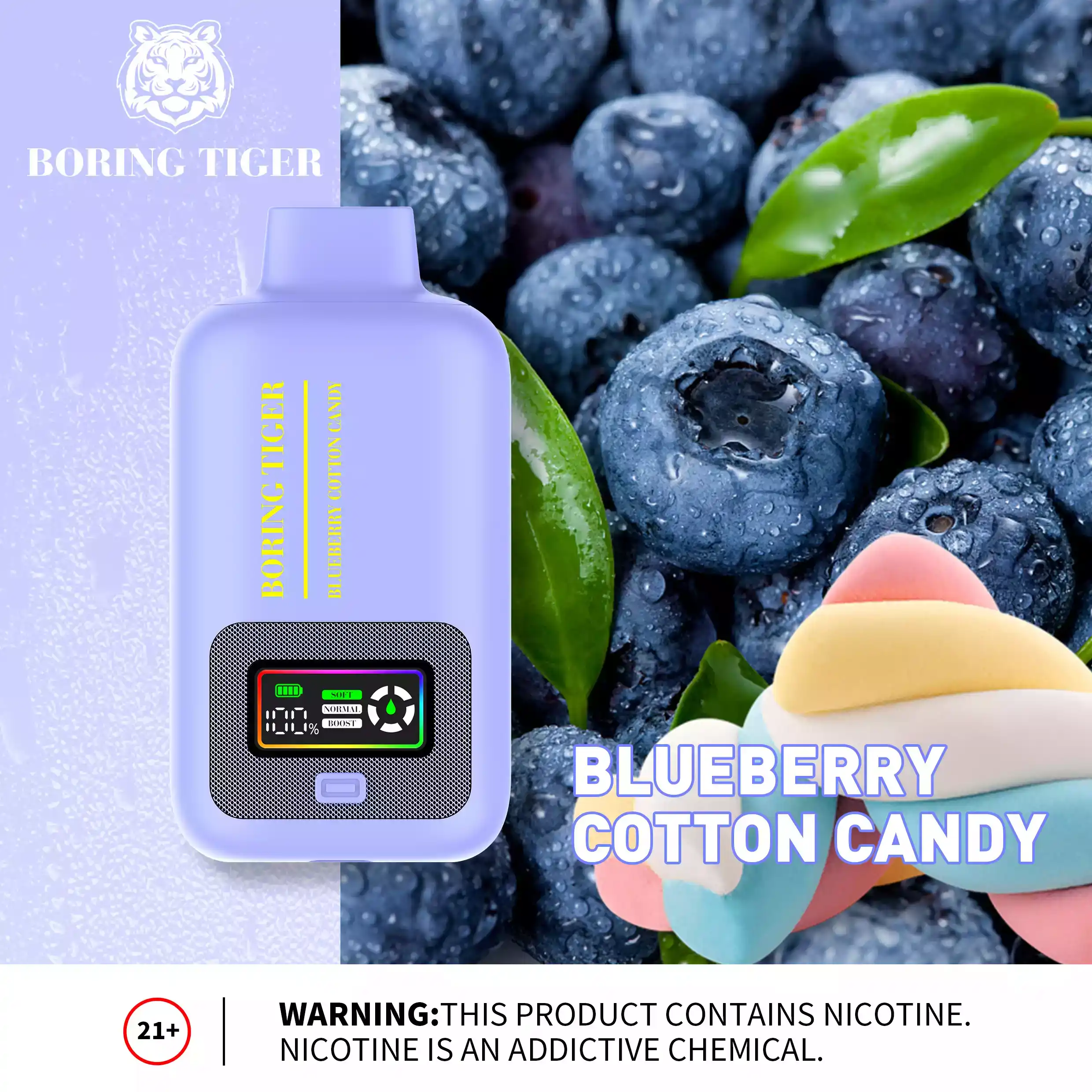 VASY Boring Tiger 25000 Puffs Disposable Vapes