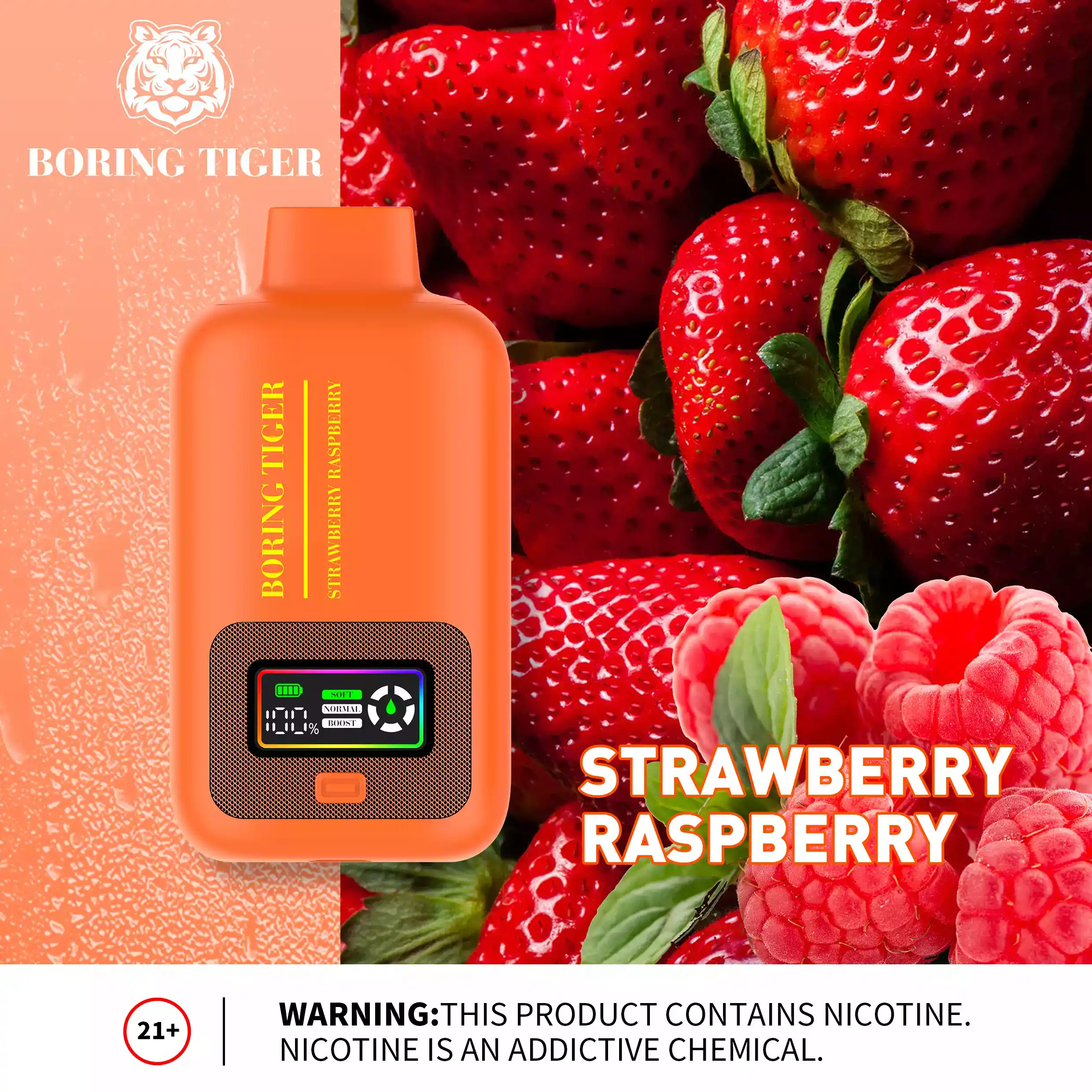 VASY Boring Tiger 25000 Puffs Disposable Vapes