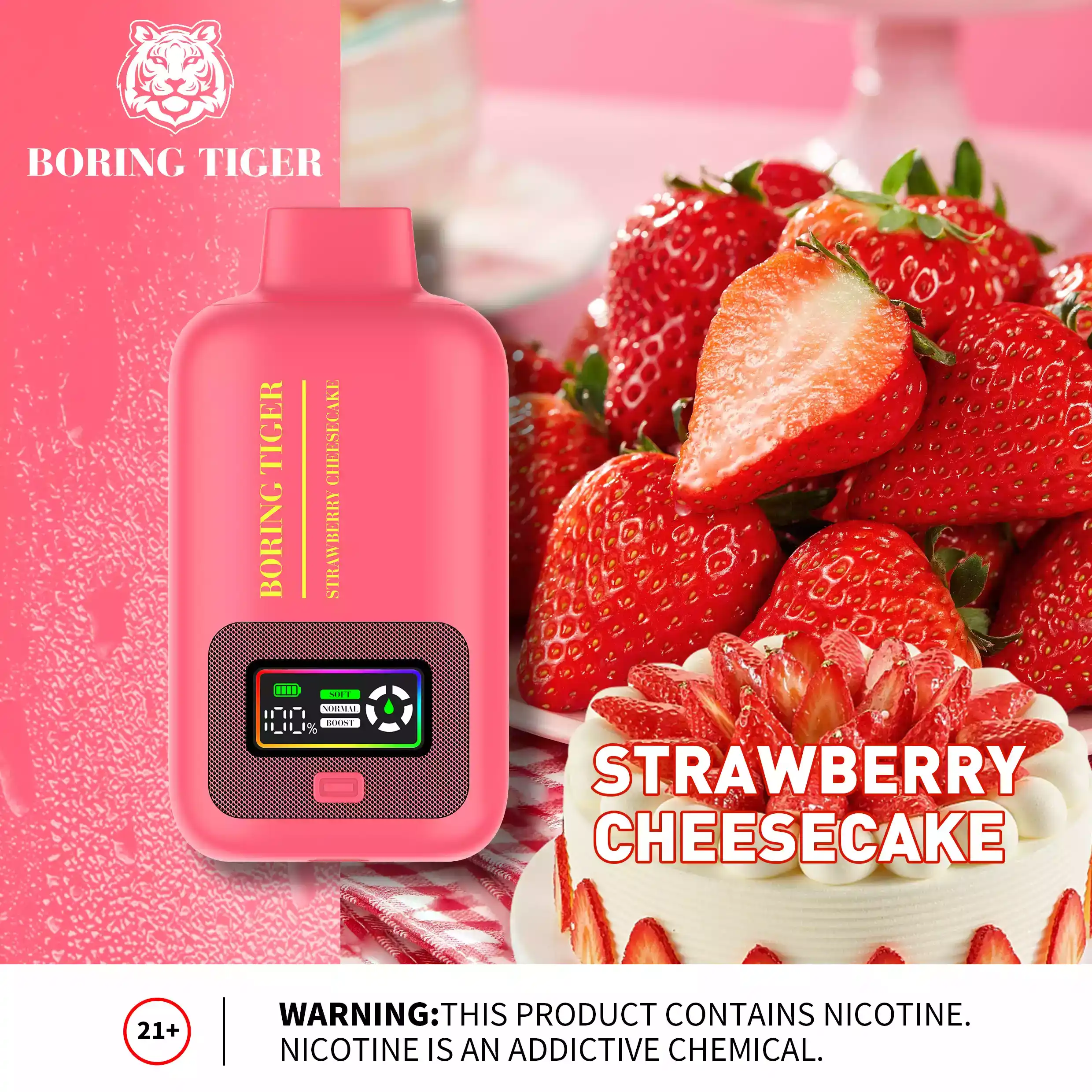 VASY Boring Tiger 25000 Puffs Disposable Vapes